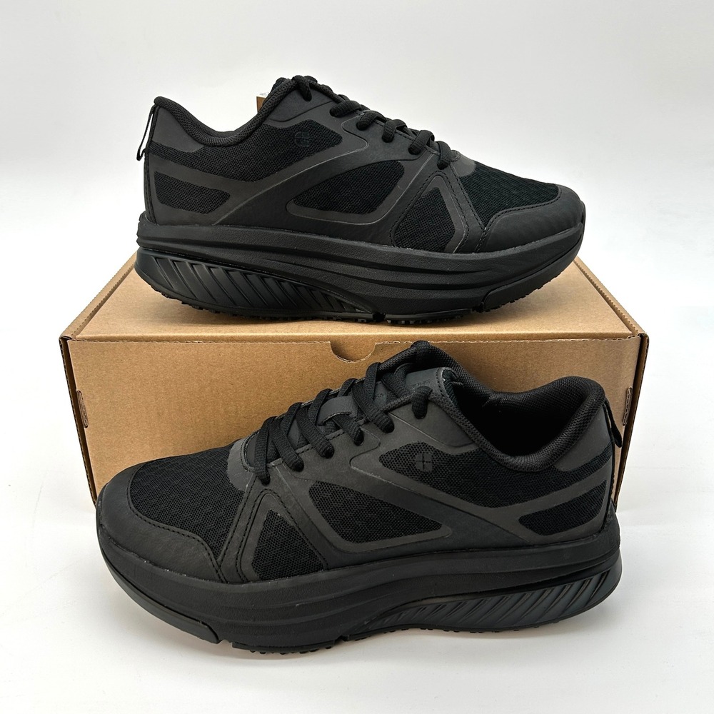 Womens Work Sneakers Shoes For Crews Energy II Size 7.5 Slip Resistant Black NEW
